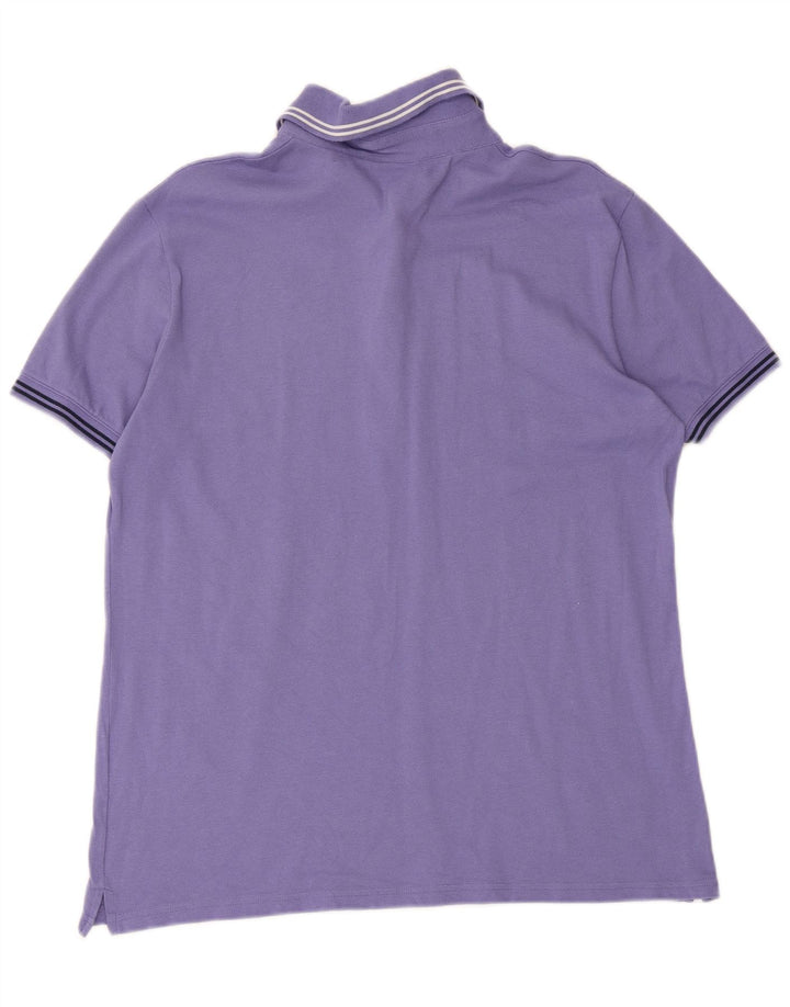 Benetton Herren Poloshirt Medium Lila