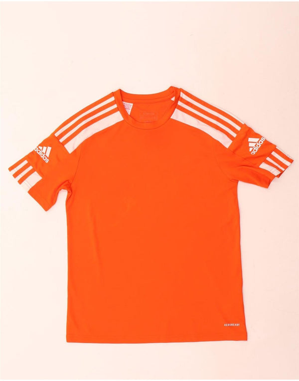 Adidas Jungen Aeroready Graphic T-Shirt Top 13-14 Jahre Orange Polyester