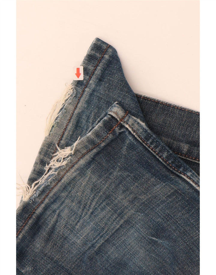 LEE Distressed Slim Jeans für Jungen, 11–12 Jahre, W26 L30, blaue Baumwolle