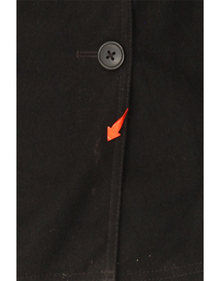 COLUMBIA Damen Omni-Heat Kapuzen-Trenchcoat UK 14 Large Schwarz Polyester