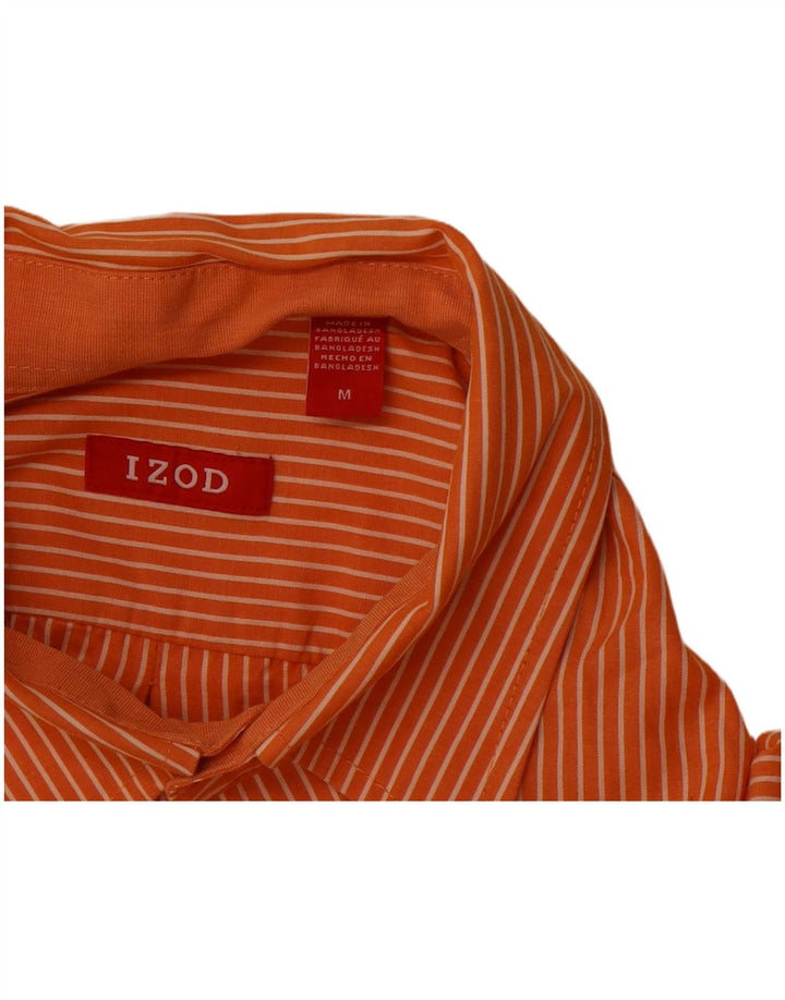 Izod Herrenhemd Mittelorange Nadelstreifen