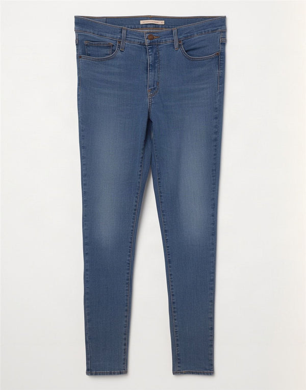 Levi's Damen 310 Shaping Super Skinny Jeans W32 L32 Blaue Baumwolle
