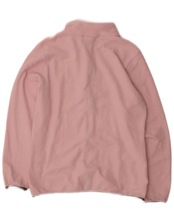 The North Face Girls Fleece Jacket 14-15 Years XL Pink Polyester