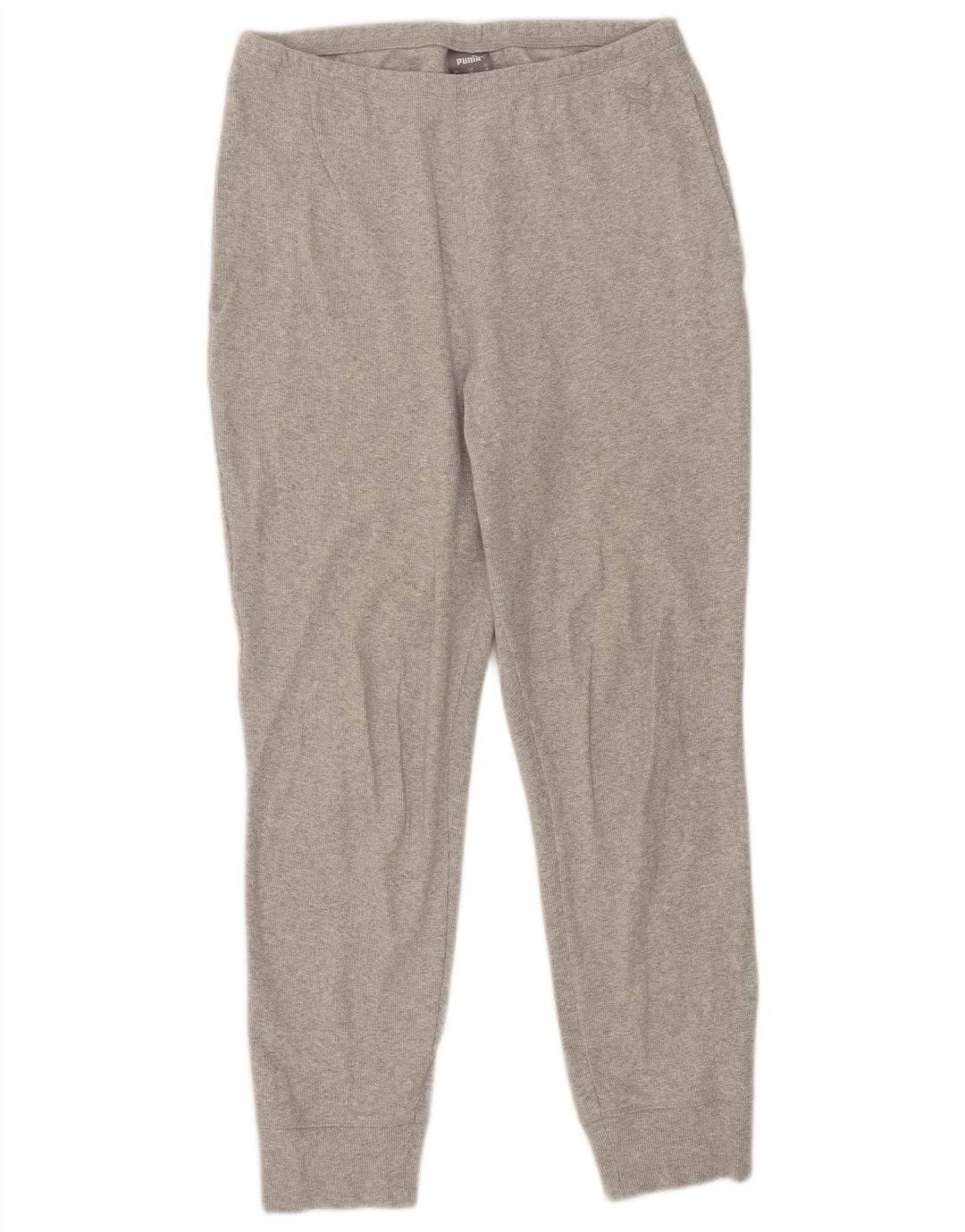 Puma Damen Trainingshose Jogger UK 14 Mittelgrau gefleckt