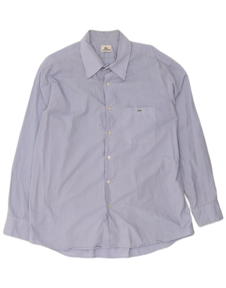 Lacoste Herrenhemd Größe 46 2XL Blau