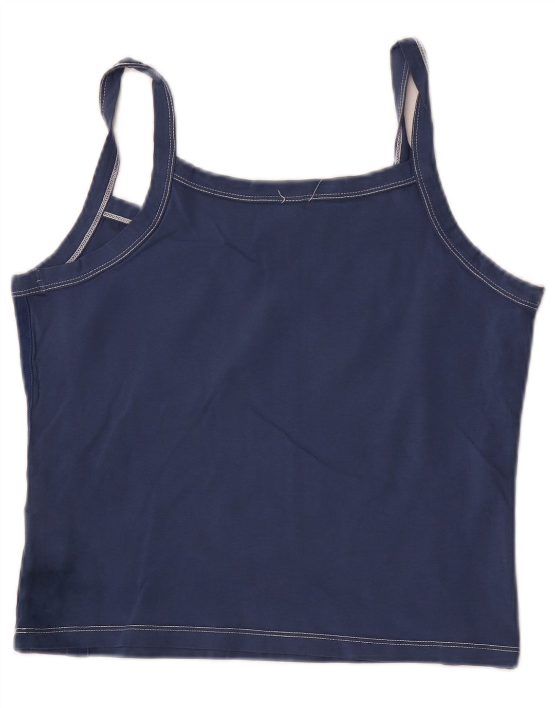 North Sails Womens Graphic Cami Top UK 14 Large Marineblau Baumwolle