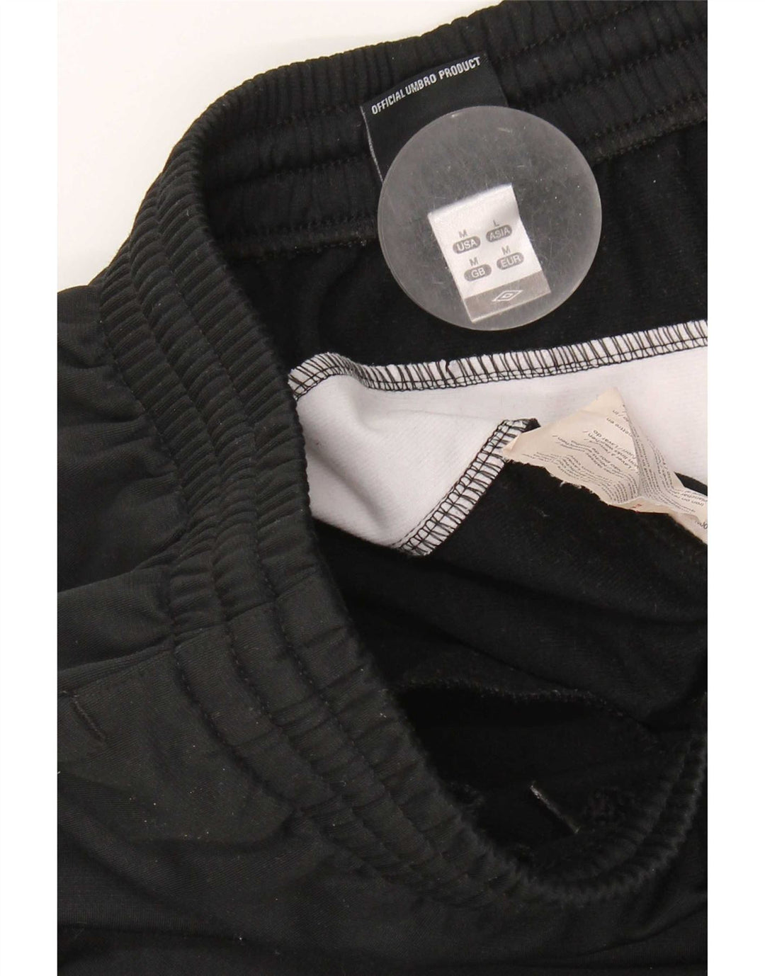 Umbro Herren-Trainingshose, Jogginghose, Mittelschwarz, Farbblock-Polyester