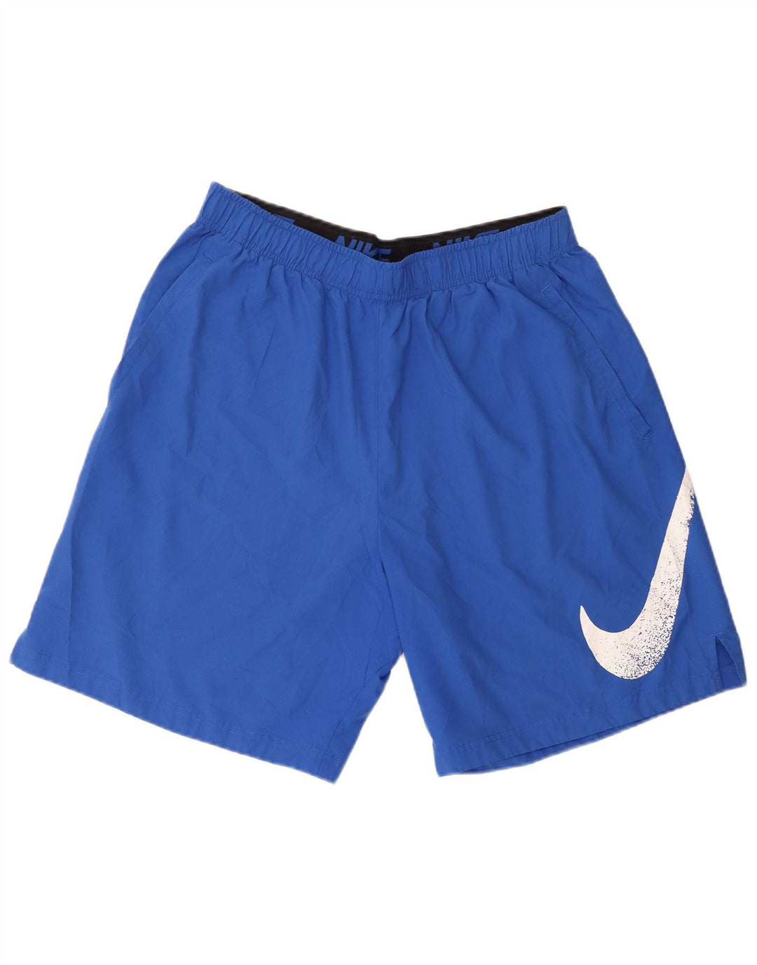 Nike Herren Dri Fit Graphic Sport Shorts XL Blau Polyester