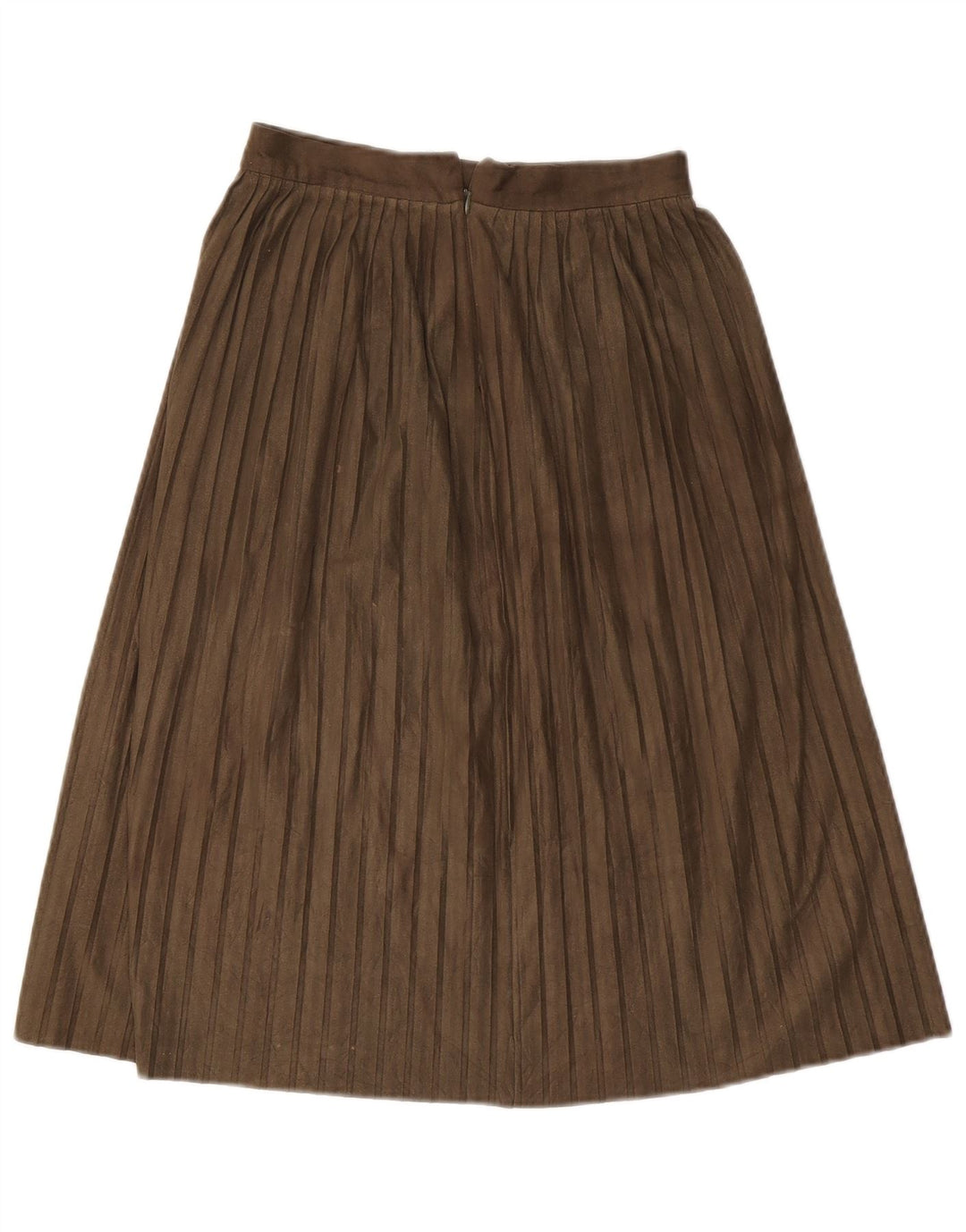 Zara Damen A-Linien-Rock Small W26 Khaki Polyester