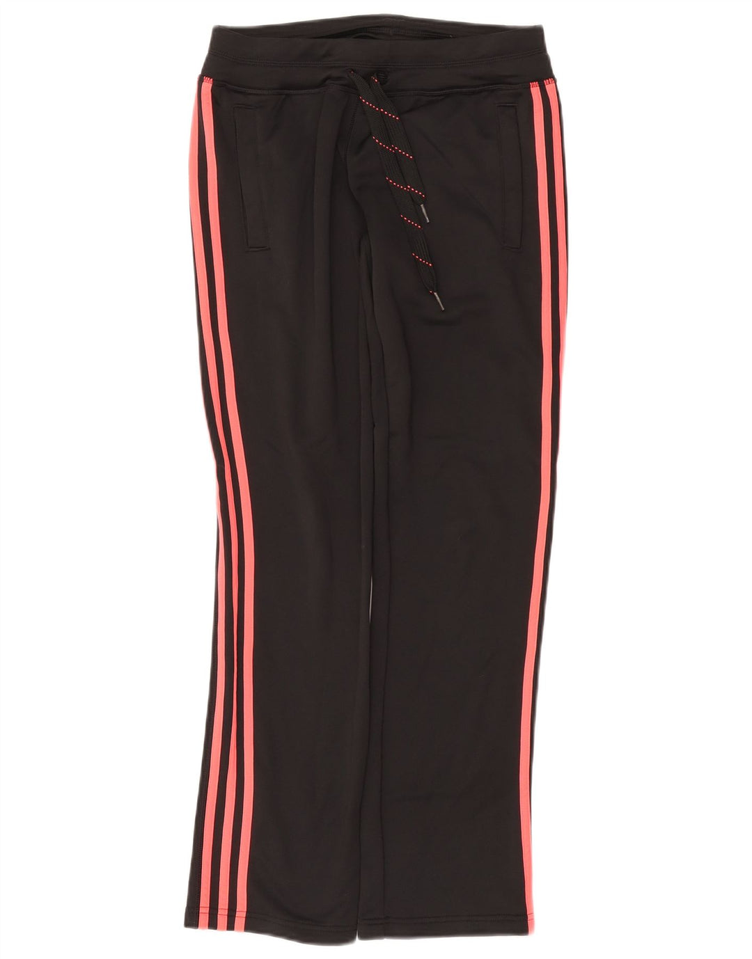 ADIDAS Damen Climalite Trainingshose UK 10 Small Schwarz Polyester