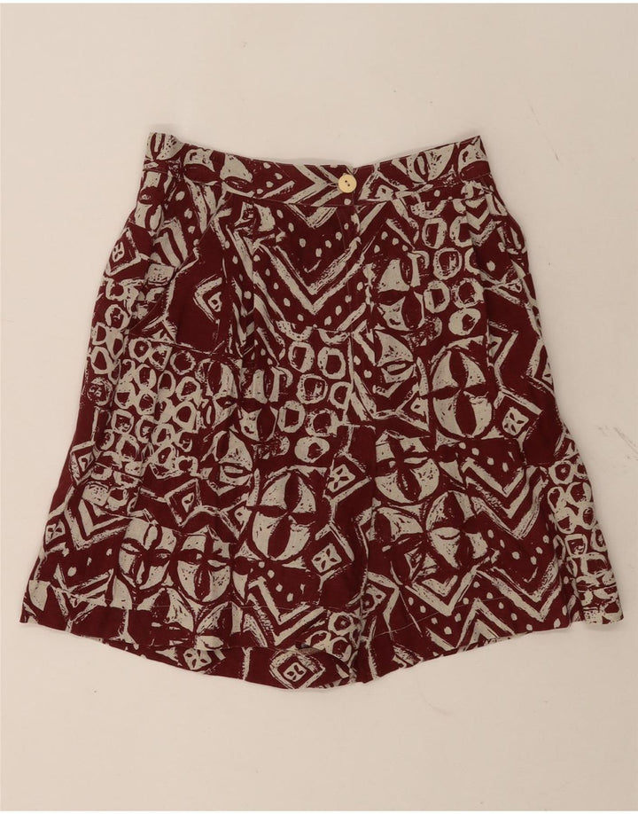 Marcello Cioni Damen Chinoshorts IT 44 Medium W26 Braun Geometrisch