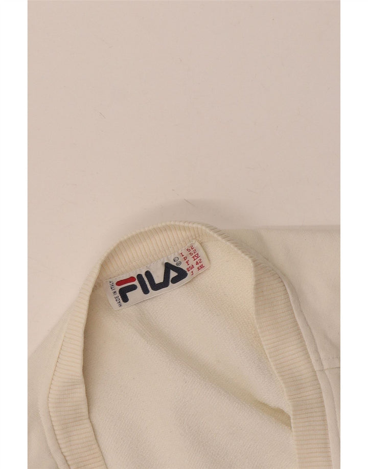Fila Herren Grafikweste Tanktop IT 52 Large Weiß