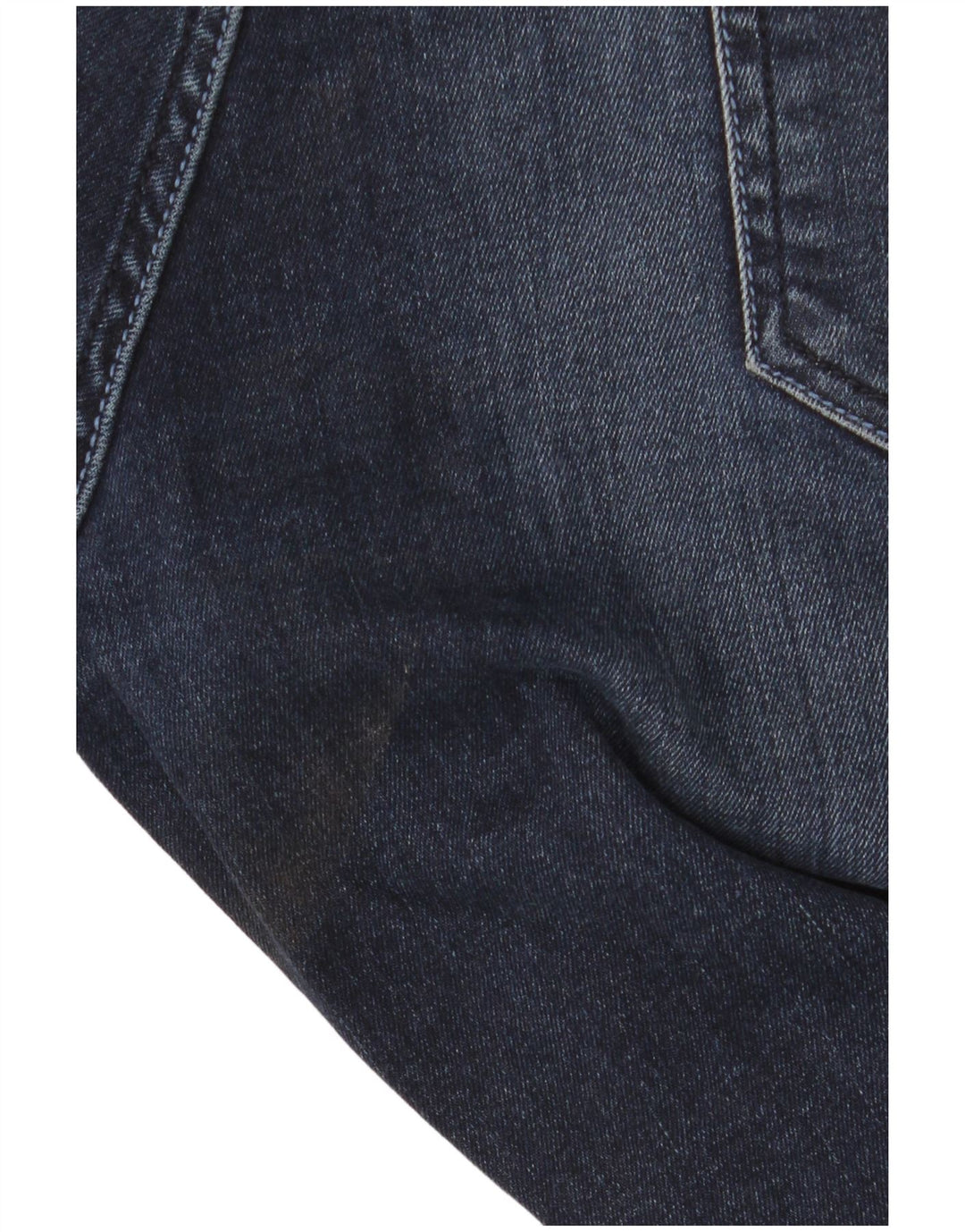 French Connection Herren Distressed Slim Jeans W36 L28 Marineblaue Baumwolle