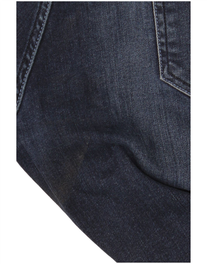 French Connection Herren Distressed Slim Jeans W36 L28 Marineblaue Baumwolle