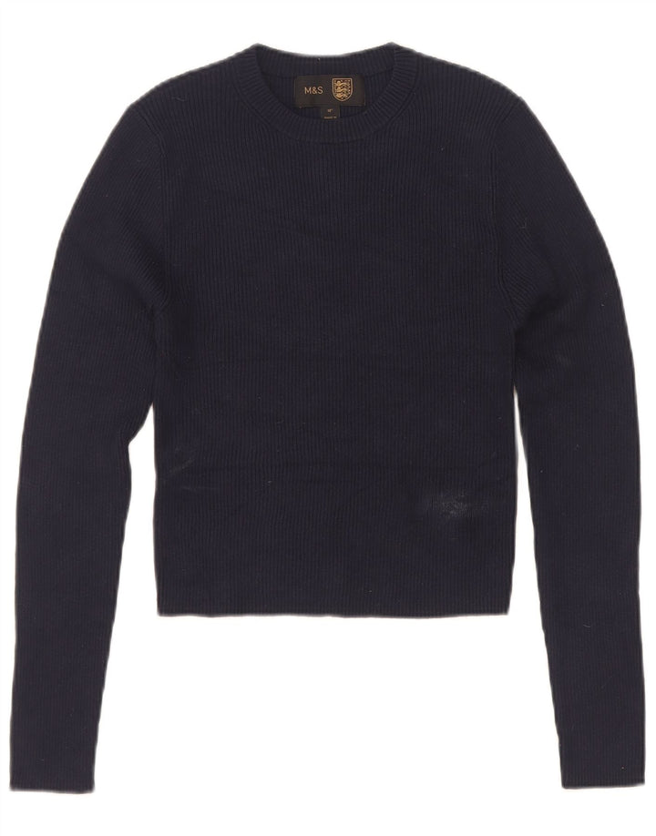 Marks & Spencer Damen Crop Top UK 4 XS Marineblau