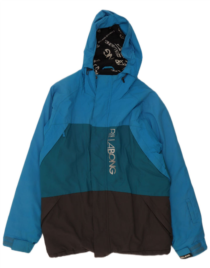 Billabong Herren-Skijacke mit Grafik, UK 38, mittelgroß, mehrfarbig, Farbblock