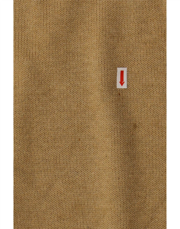 TOMMY HILFIGER Herren-Pullover mit Rundhalsausschnitt, groß, beige Baumwolle