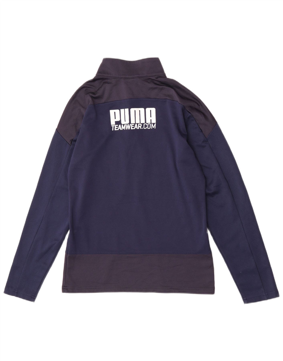 Puma Herren-Trainingsanzug mit Grafik-Pullover, Größe S, Marineblau, Farbblock