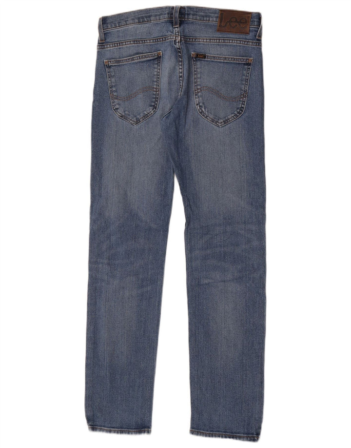 Lee Herren Powell Slim Jeans W30 L32 Blaue Baumwolle