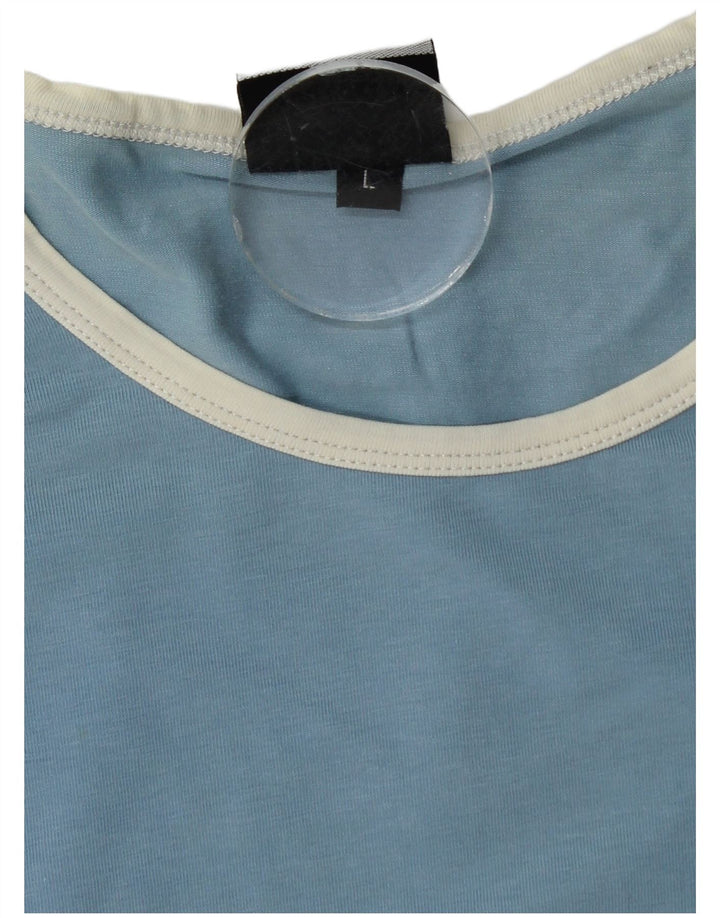 Trussardi Herren T-Shirt Top Large Blau