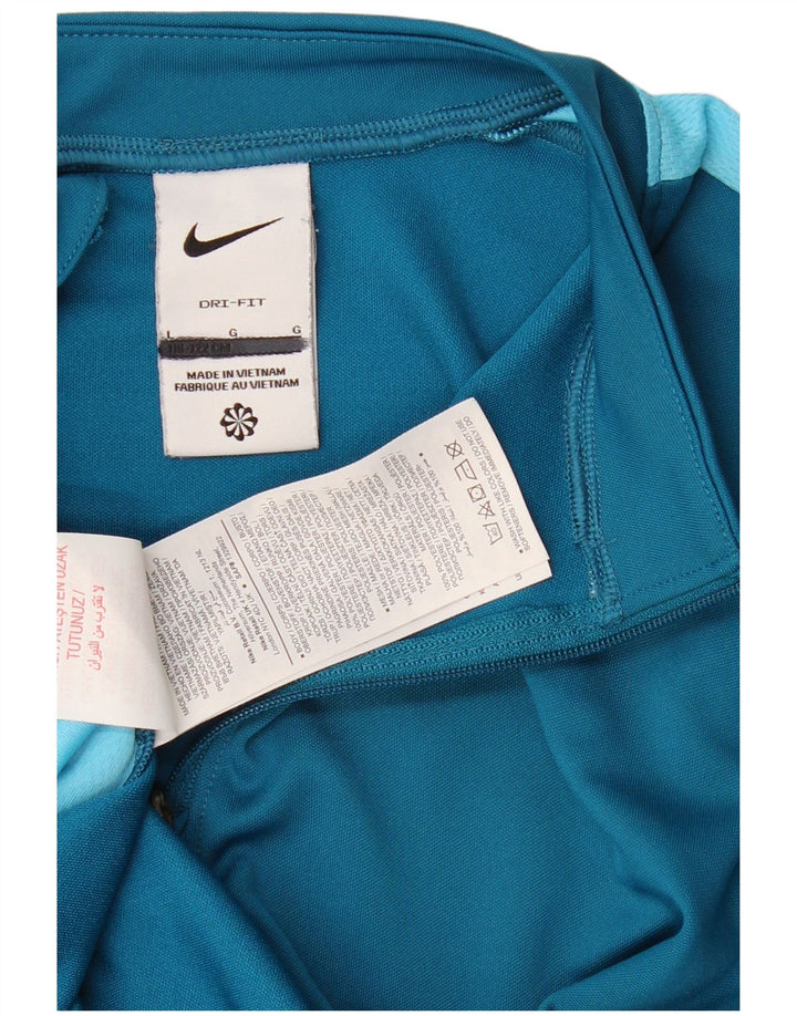 NIKE Dri Fit Pullover-Trainingsanzug für Mädchen, 12–13 Jahre, Größe L, Blau