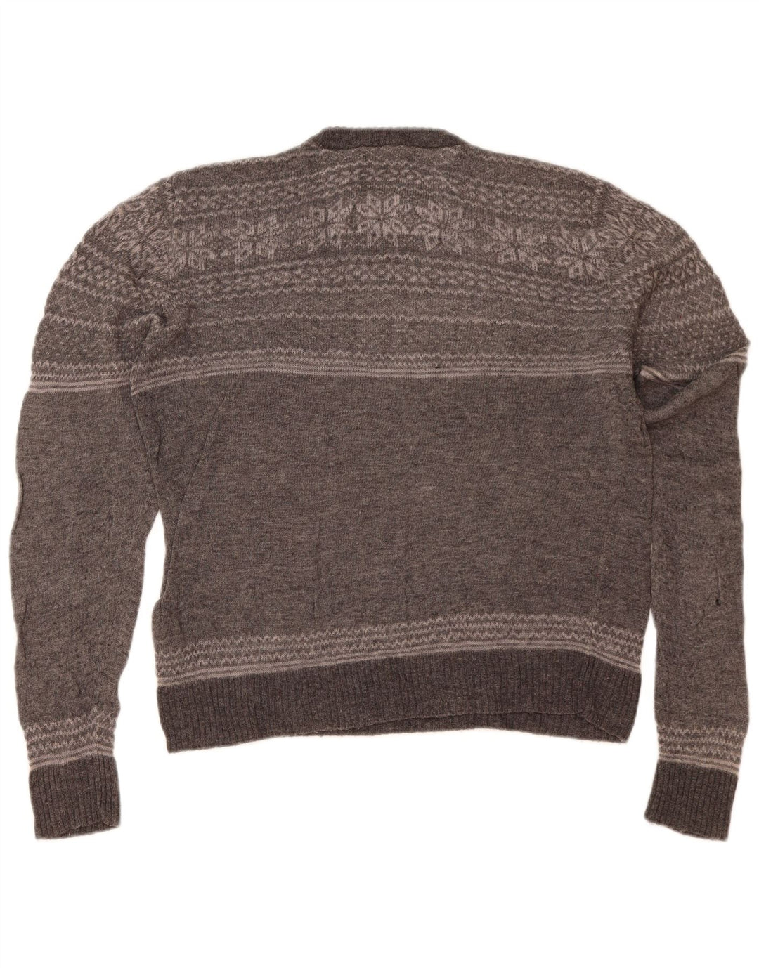 Marks & Spencer Damen Pullover mit Rundhalsausschnitt, UK 14, Mittelgrau