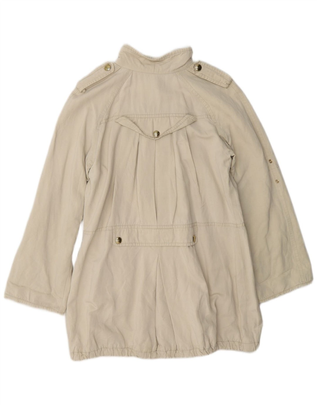 Elisabetta Franchi Damen Militärjacke IT 46 Large Off White