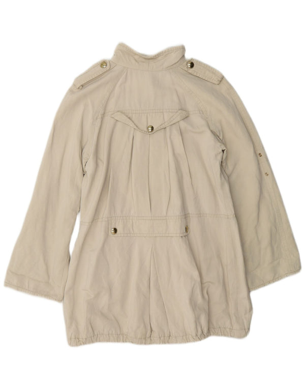 Elisabetta Franchi Damen Militärjacke IT 46 Large Off White