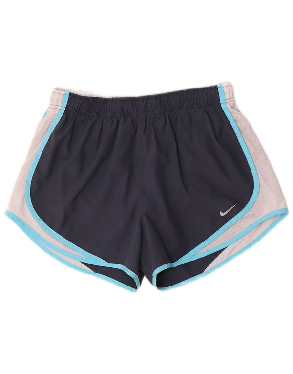 Nike Mens Dri Fit Sport Shorts Medium Navy Blue Colourblock Polyester