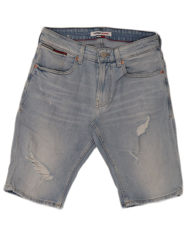 TOMMY HILFIGER Herren Ronnie Relaxed Fit Denim Shorts W29 Small Blue