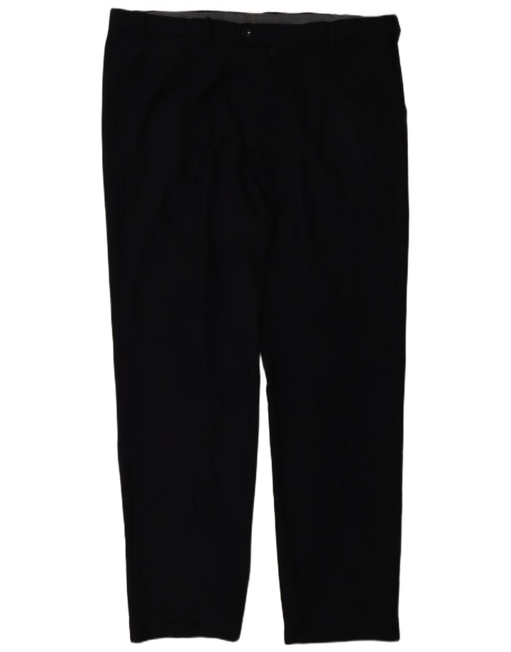 Marks & Spencer Herren-Anzughose, gerade, normal, W40, L33, Marineblau