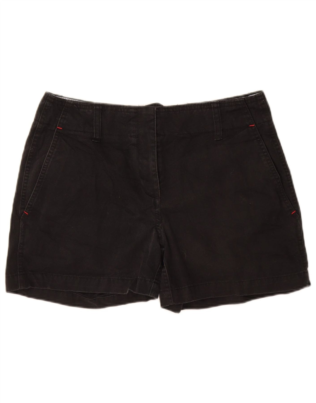 Tommy Hilfiger Damen Chino-Shorts US 8 Medium W30 Schwarze Baumwolle