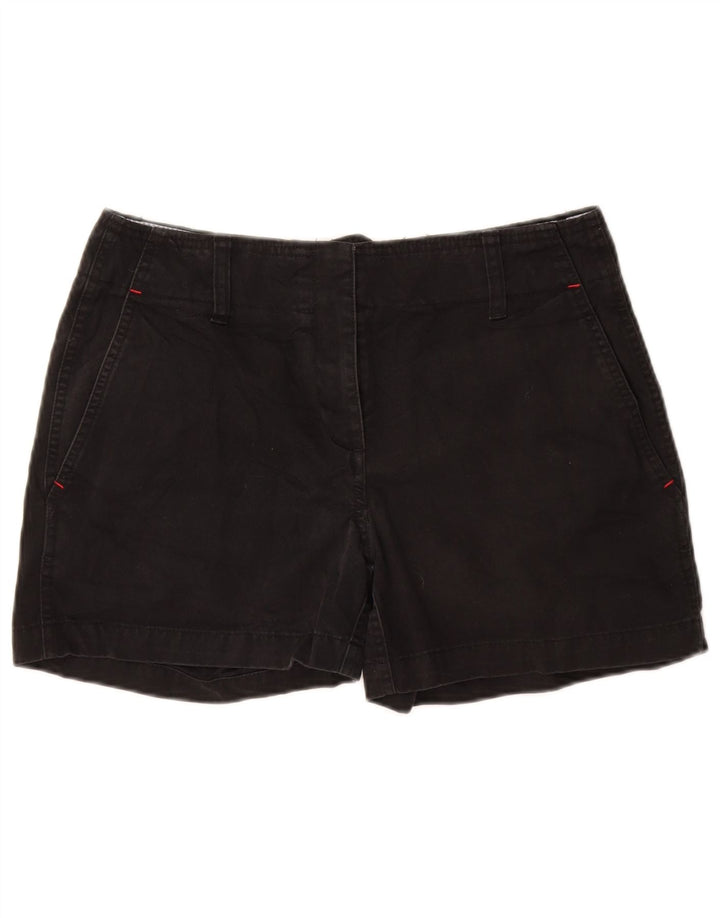 Tommy Hilfiger Damen Chino-Shorts US 8 Medium W30 Schwarze Baumwolle