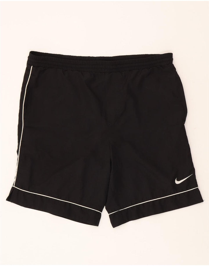 Nike Herren-Sportshorts, Größe S, Schwarz, Polyester