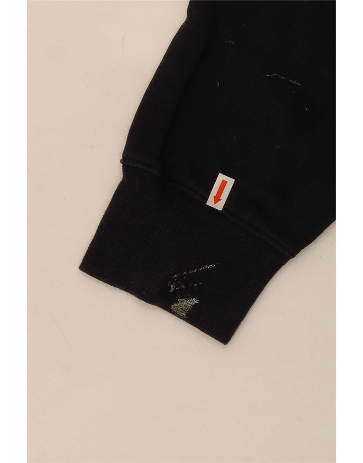 Nike Herren Kapuzenpullover, groß, aus schwarzer Baumwolle