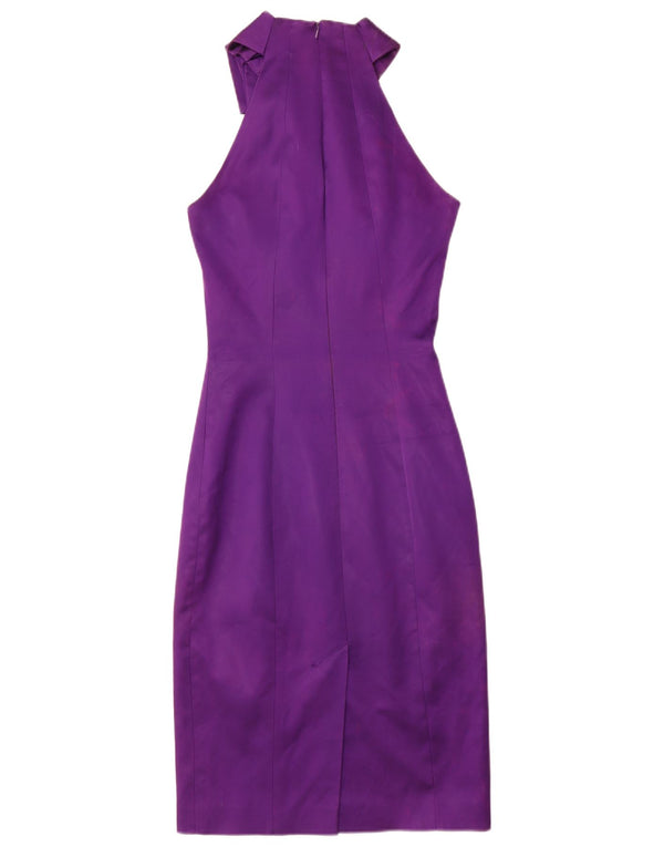 Karen Millen Damen Neckholder-Kleid UK 8 Small Lila