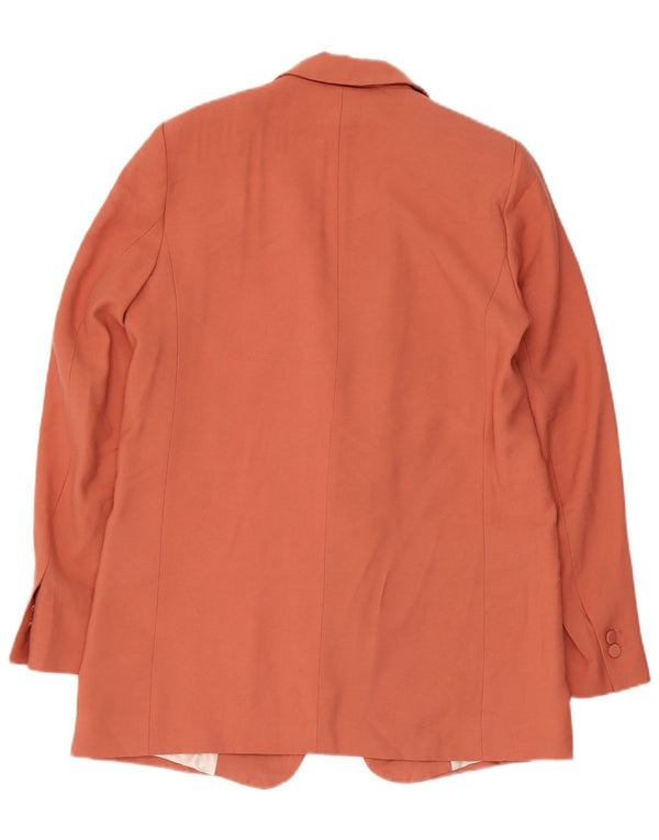 Offene Blazerjacke für Damen von Zara, Gr. 10, Größe S, Orange, Acetat