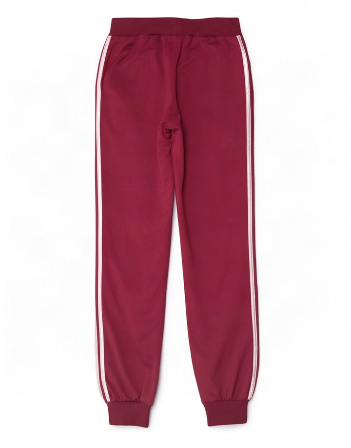 Adidas Damen Trainingshose Jogger UK 16 Large Maroon Polyester