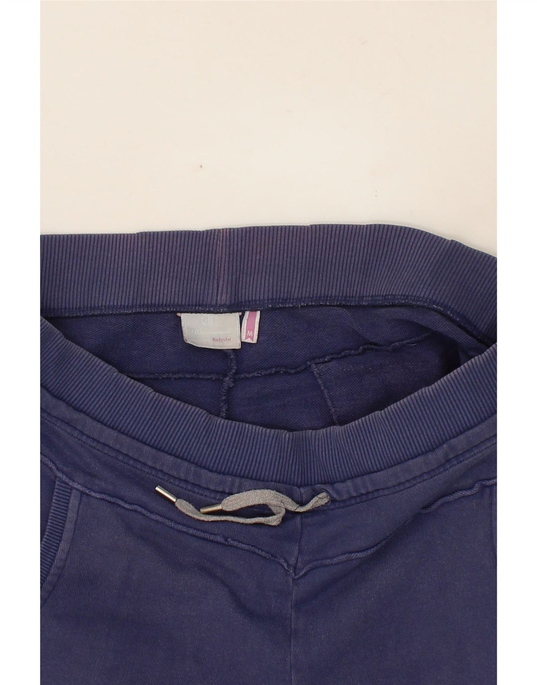 CHAMPION Womens Sport Shorts UK 14 Medium Navy Blue Vintage Champion and Second-Hand Champion from Messina Hembry 