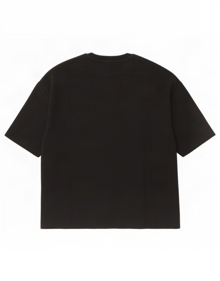 Marks & Spencer Damen-Blusenoberteil, UK-Größe 42, mittelschwarz gefleckt