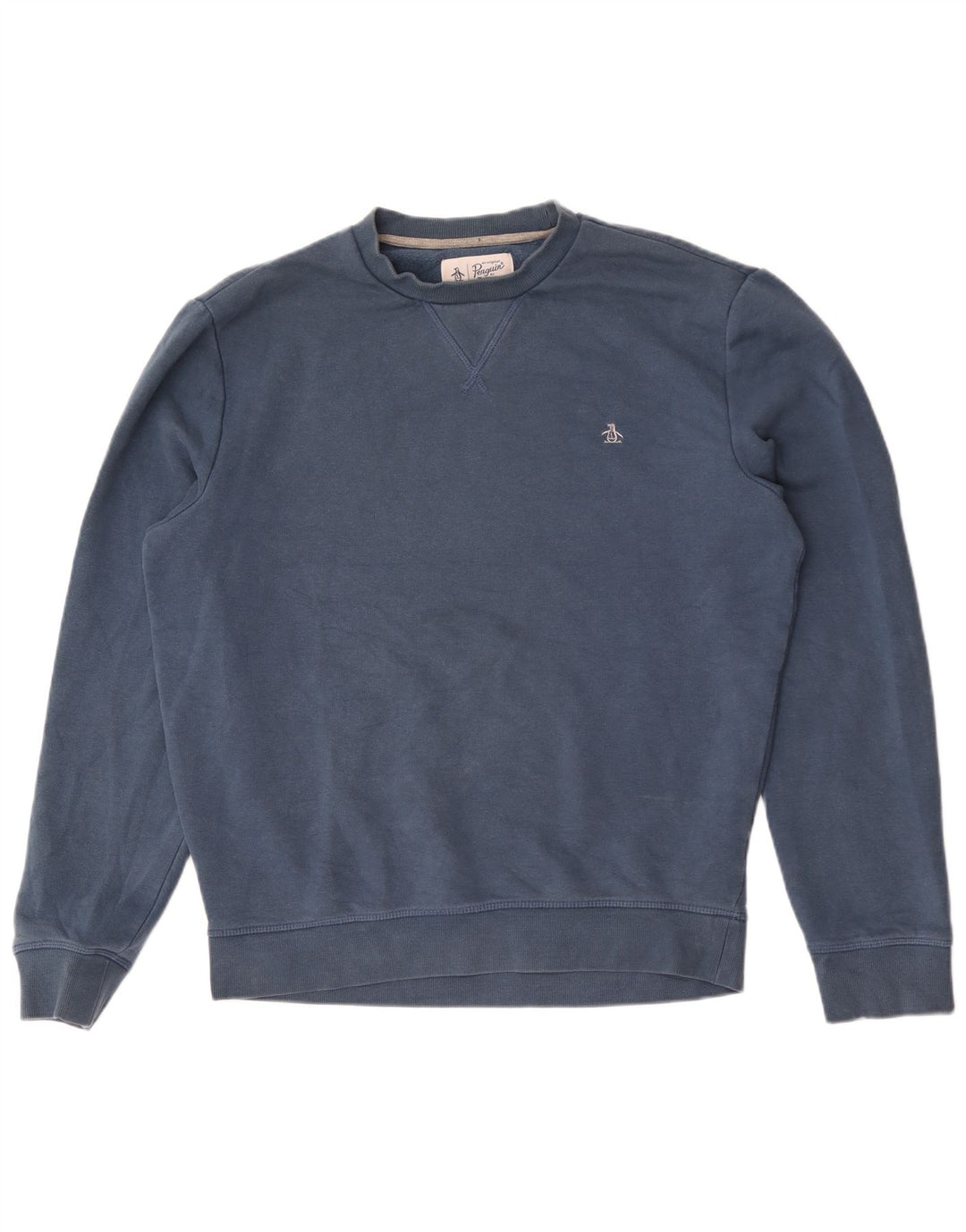 Pinguin-Herren-Sweatshirt-Pullover, große blaue Baumwolle