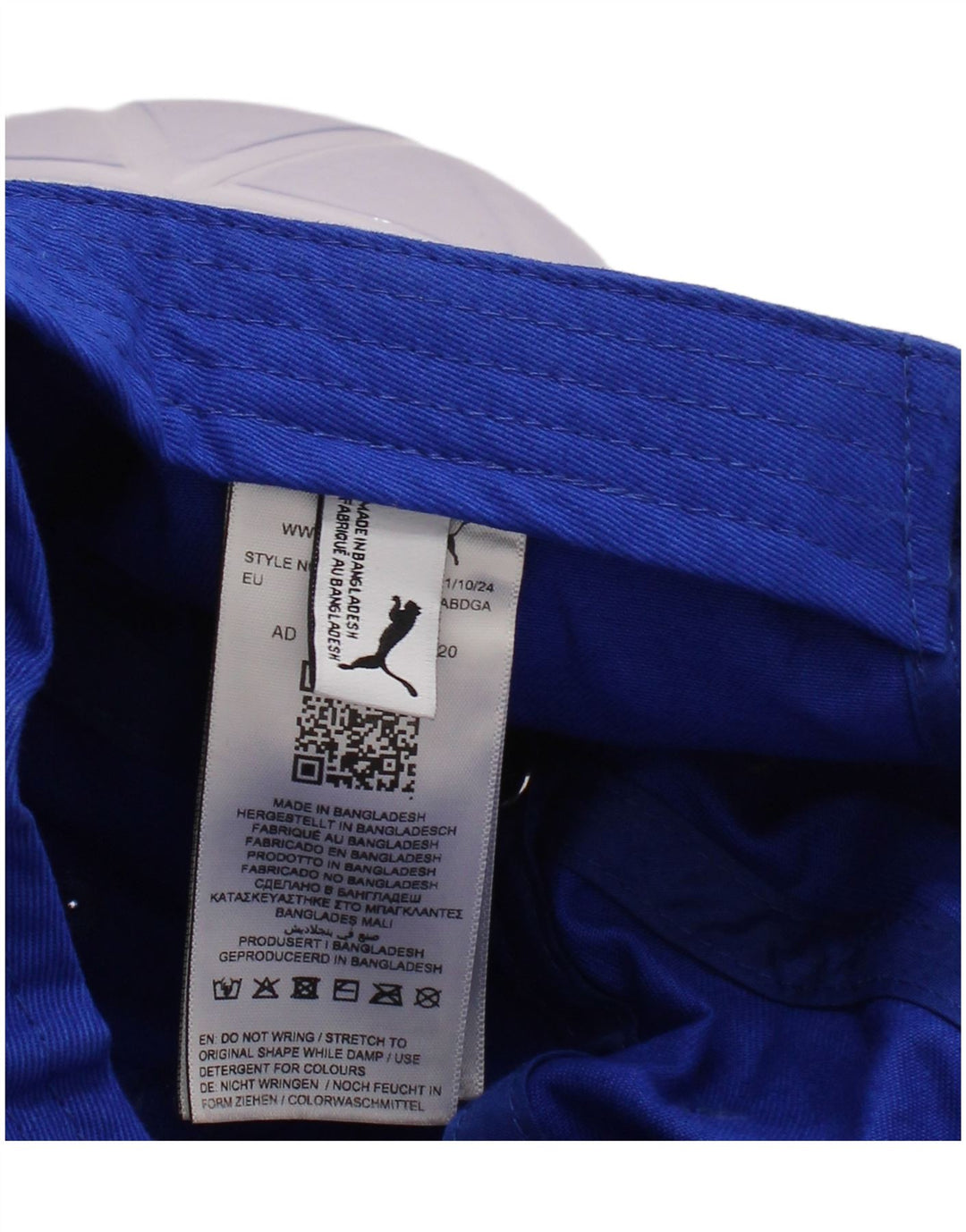Puma Baseballkappe mit Grafik für Jungen, Einheitsgröße, blaue Baumwolle