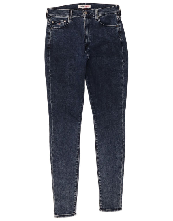 Tommy Hilfiger Damen Sylvia High Rise Skinny Jeans W32 L34 Blaue Baumwolle