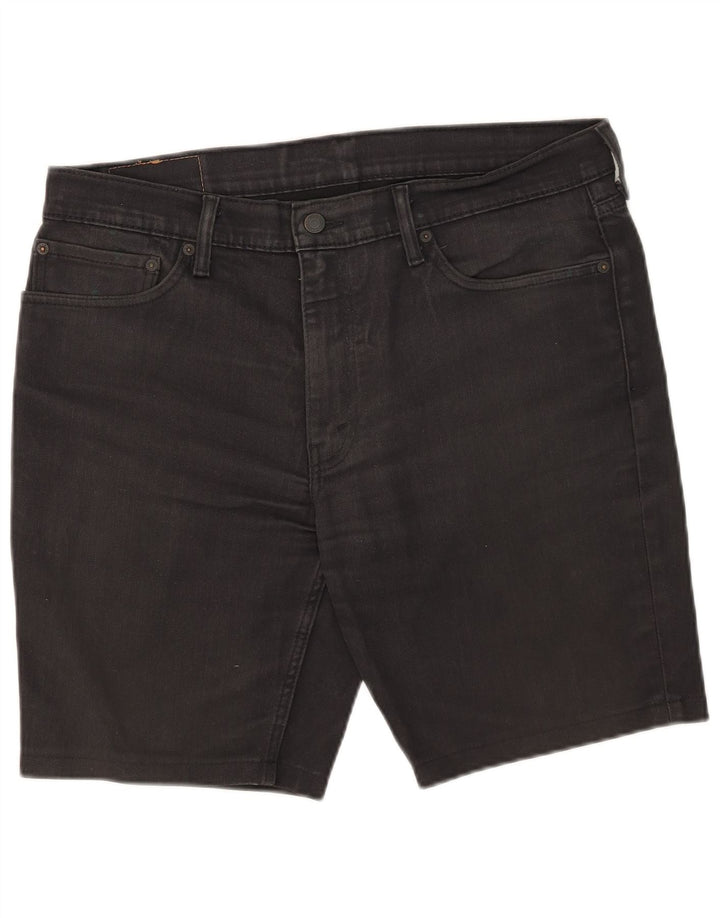 Levi's Herren 511 Denim Shorts W36 Große schwarze Baumwolle