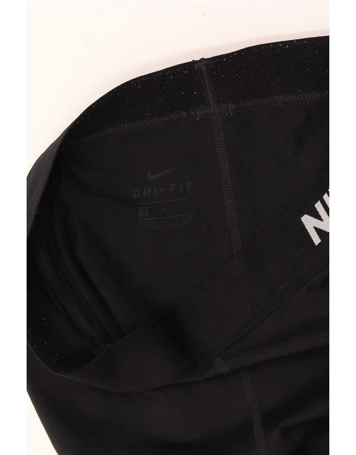 Nike Damen Capri-Leggings UK 14 Medium Schwarz Sport