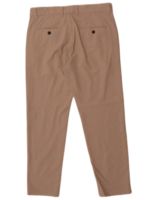 Zara Slim Chino-Hose für Herren, EU 40, Mittel W31 L28, Beige, Polyester