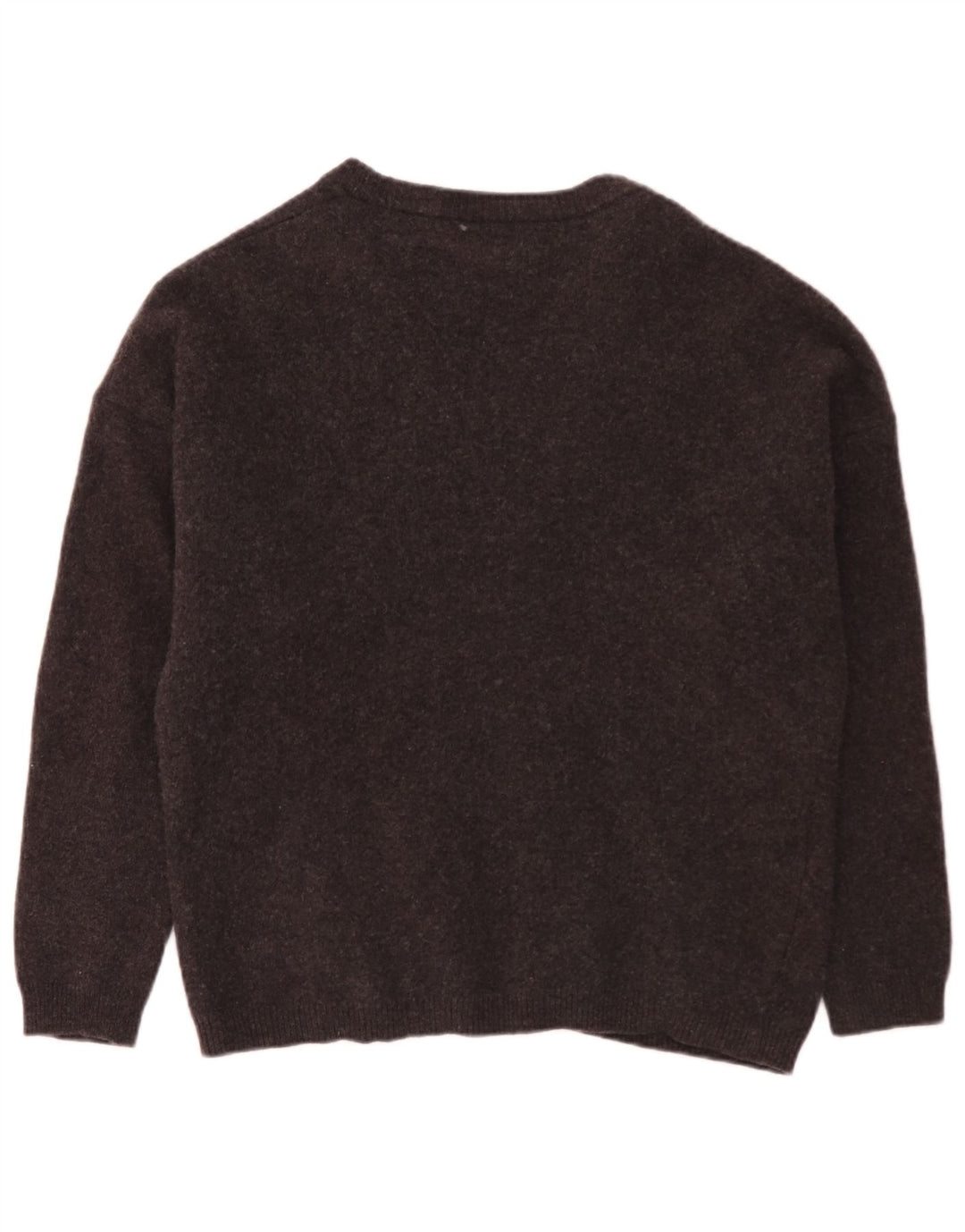 Sisley Herren-Strickjacke, groß, graue Schurwolle