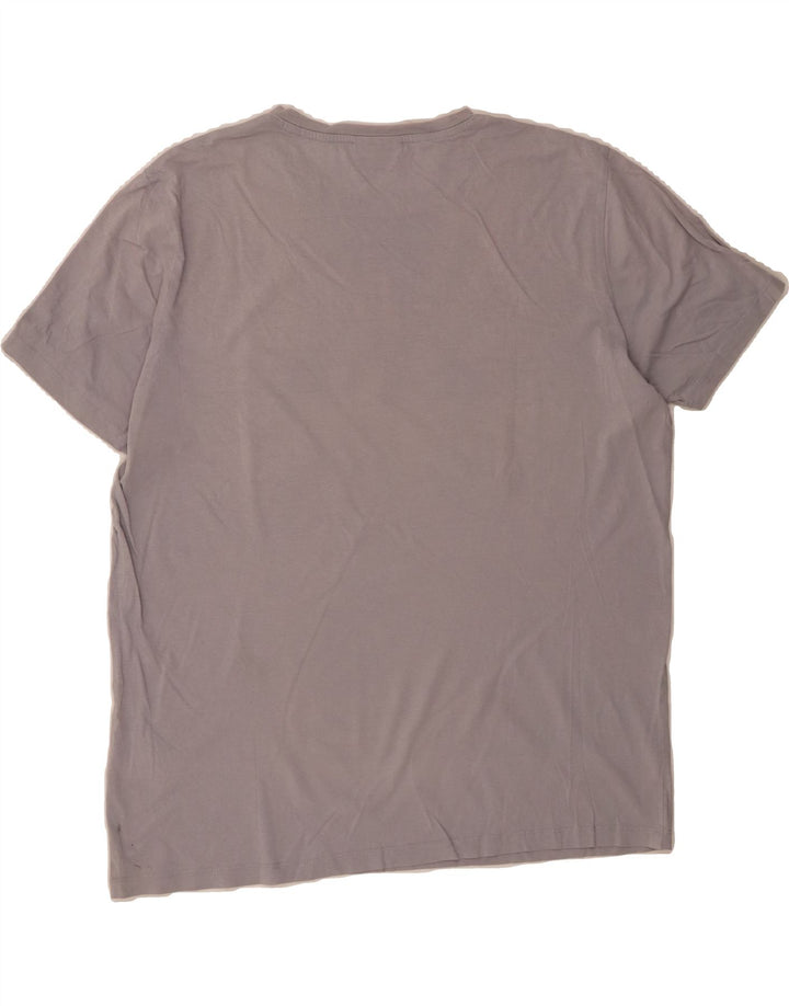 HUGO BOSS Mens Graphic T-Shirt Top Large Grey Cotton Vintage Hugo Boss and Second-Hand Hugo Boss from Messina Hembry 