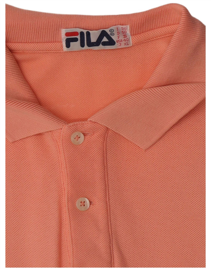 Fila Herren Poloshirt IT 50 Medium Orange