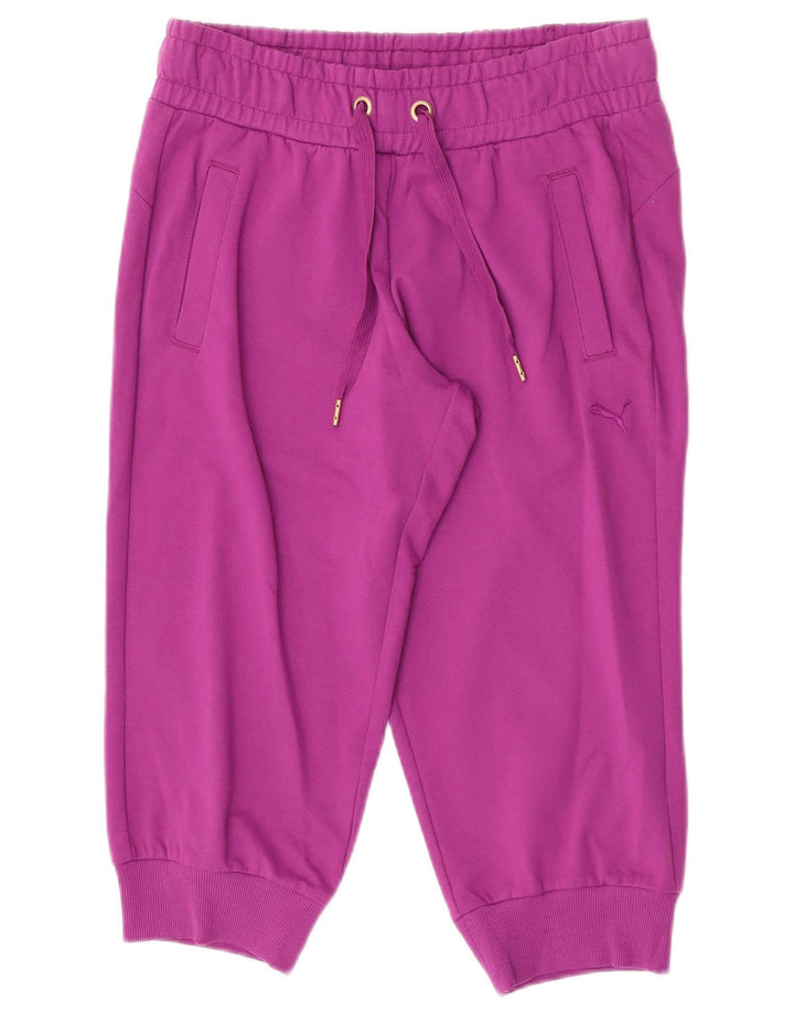 Puma Damen Capri-Trainingshose, Jogginghose, Mittelviolett